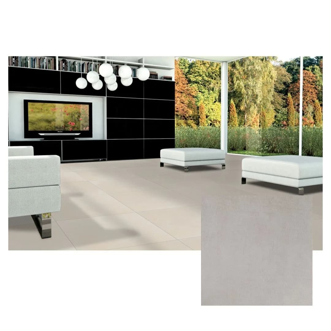 Porcelanato Cimento Acetinado 60x60 Portinari York SGR