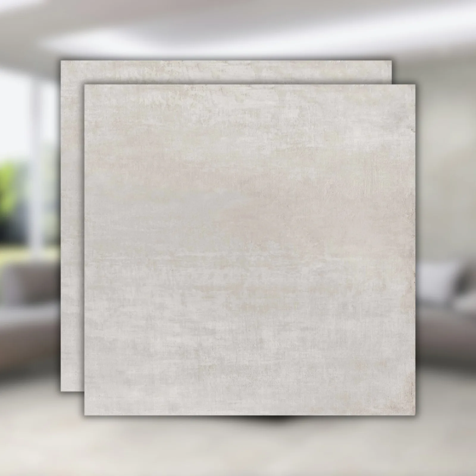 Porcelanato Cimento Acetinado 83x83 Castelli Sant Andrea Plus "A"