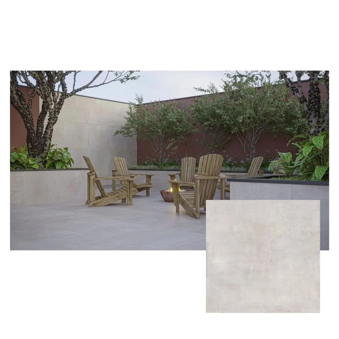 Porcelanato Cimento Castelli San't Andrea 83x83 Out Plus