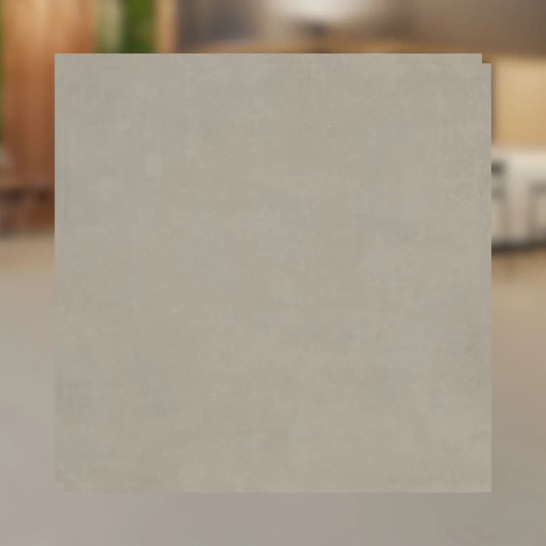 Porcelanato Cinza Acetinado 123x123 Embramaco Master Loft Grigio RET "A"
