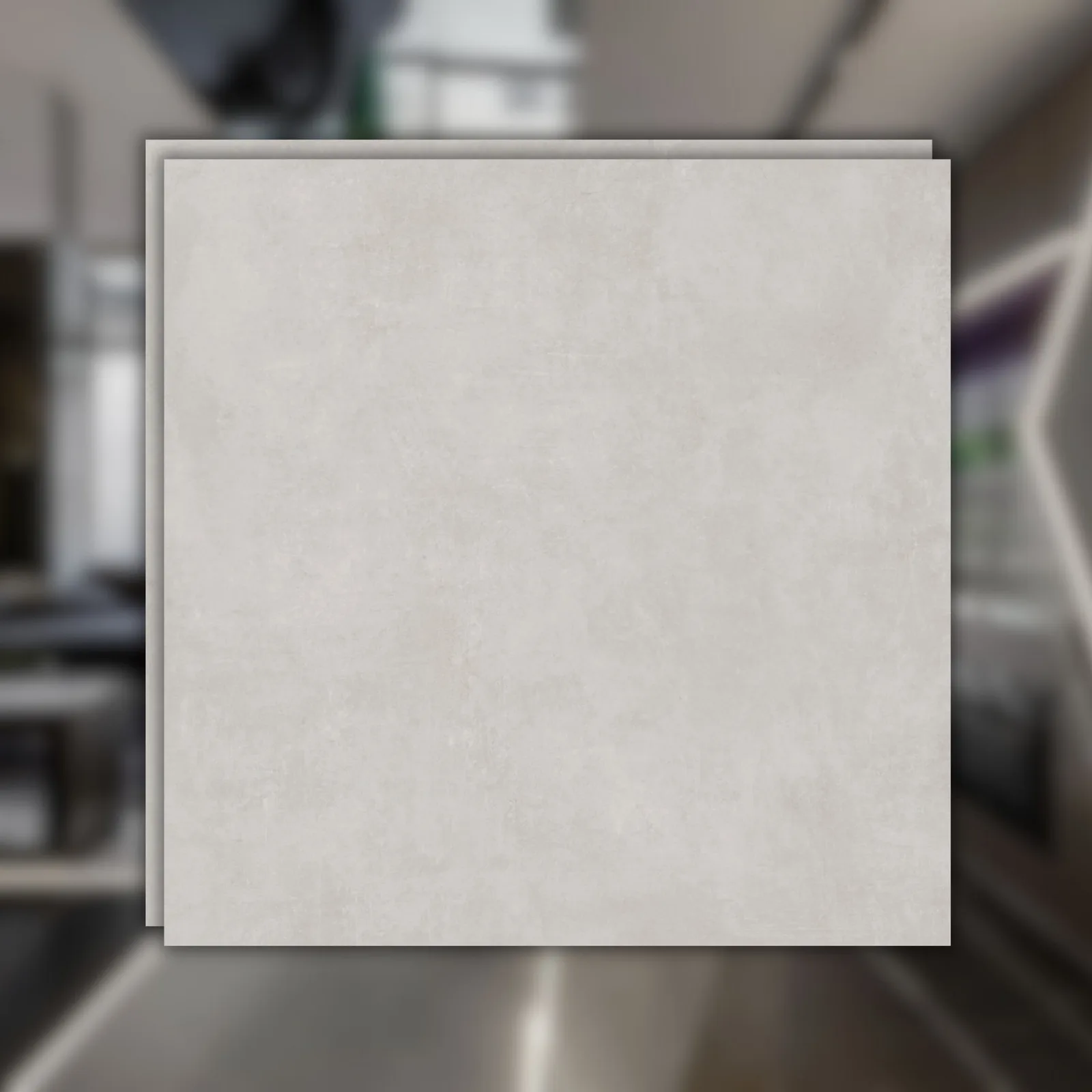 Porcelanato Cinza Acetinado 120x120 Decortiles Sampa RET "A"