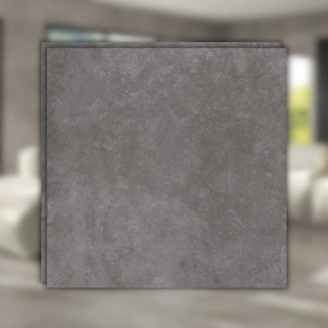 Porcelanato Cinza Acetinado 83x83 Castelli Castelo De Haward RET "A"