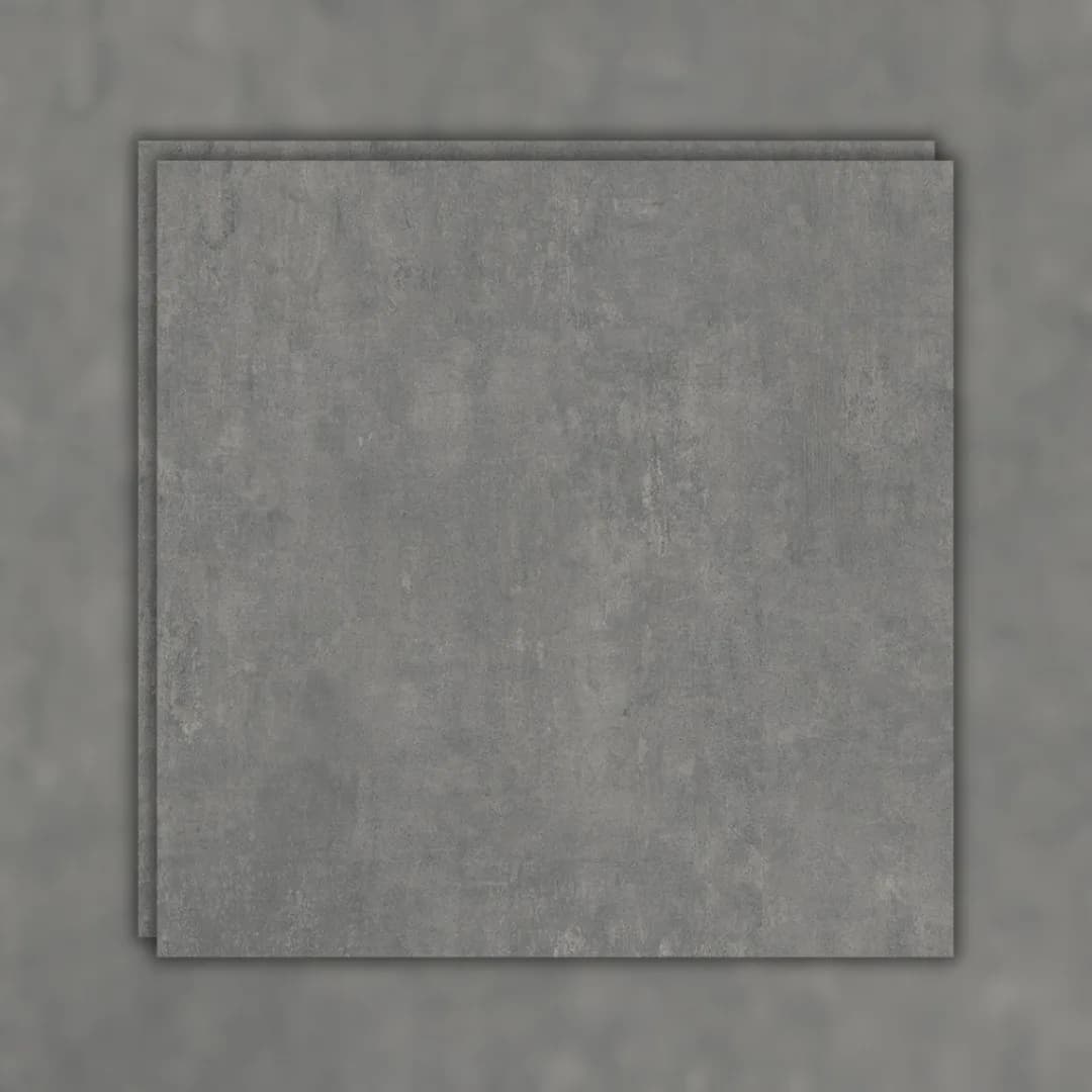 Porcelanato Cinza Acetinado 83x83 Damme Soho Grafite RET "A"