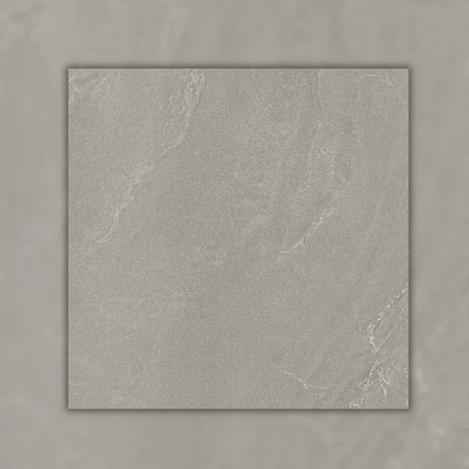 Porcelanato Cinza Acetinado 90x90 Decortiles Tulum Lapis 3d RET "A"