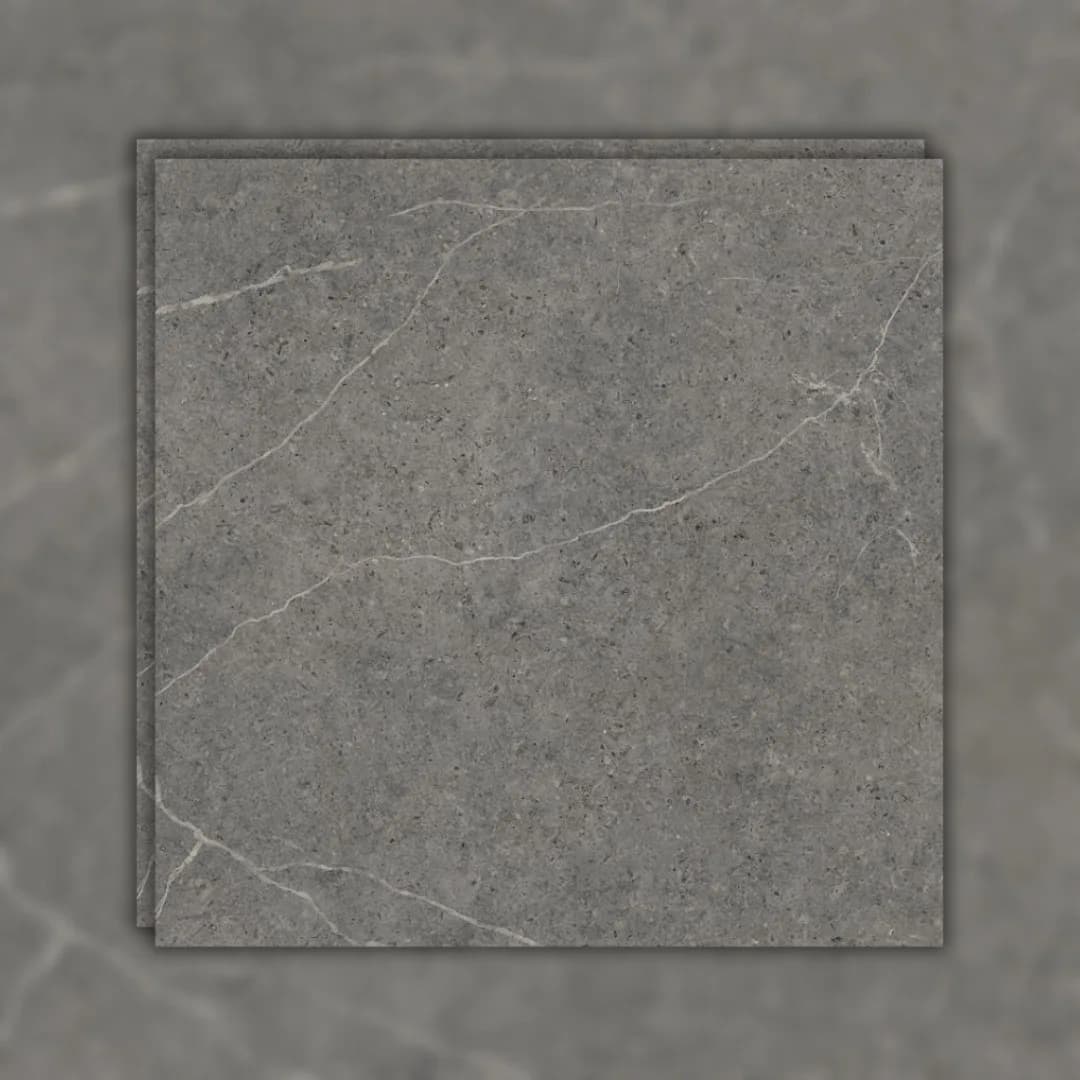 Porcelanato Cinza Acetinado Damme Cement Stone 83x83 RET "A"