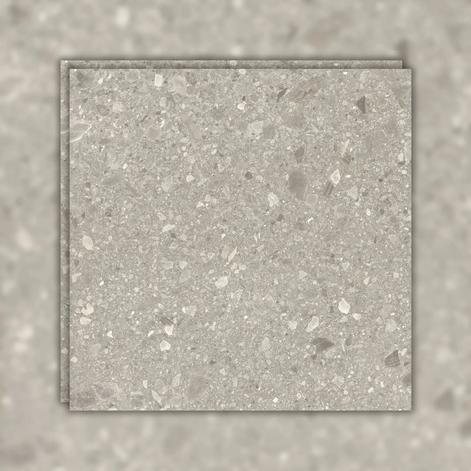 Porcelanato Cinza Natural 90x90 Portinari Caminho RET "A"