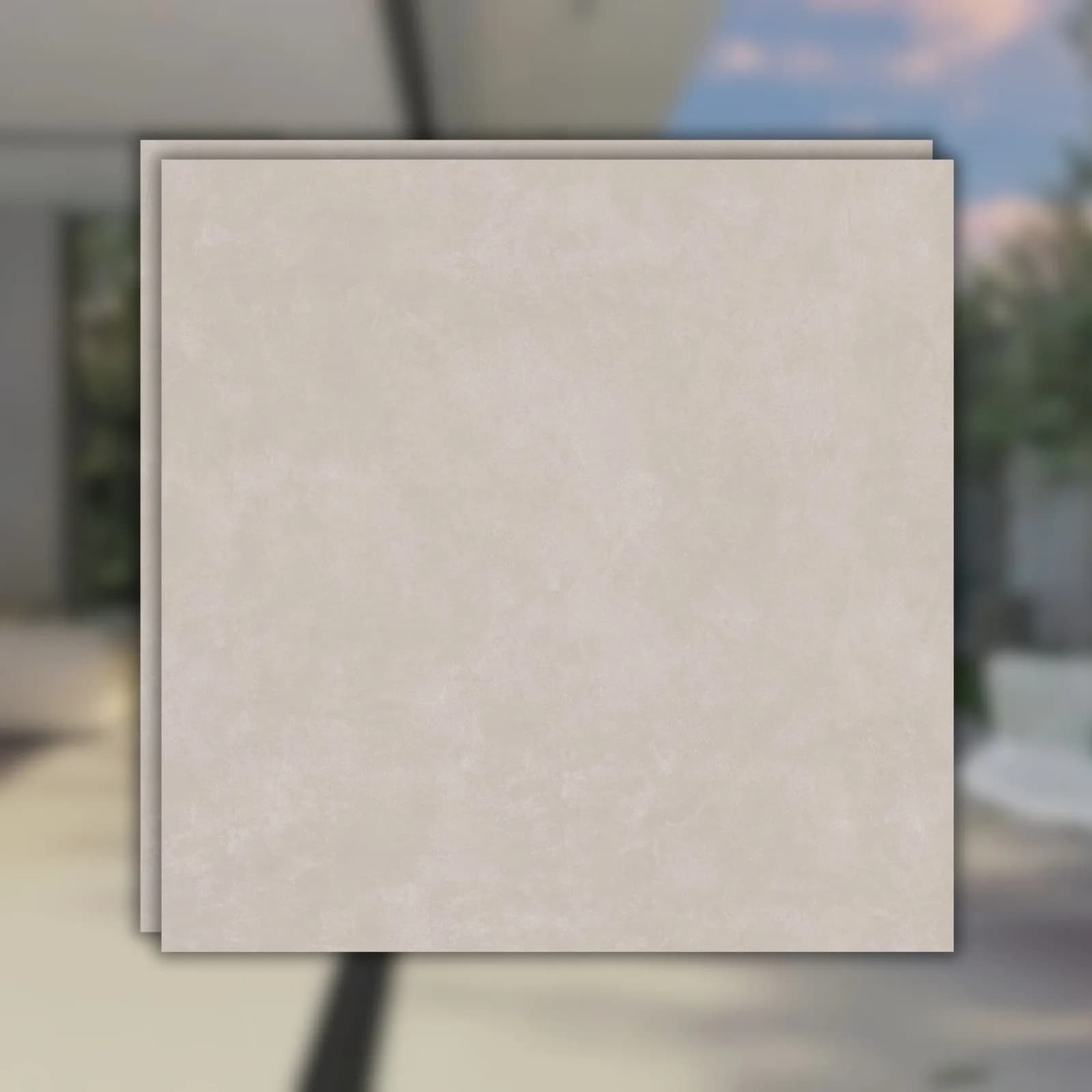Porcelanato Cinza Natural 90x90 Portinari Downtown Sgr RET "A"