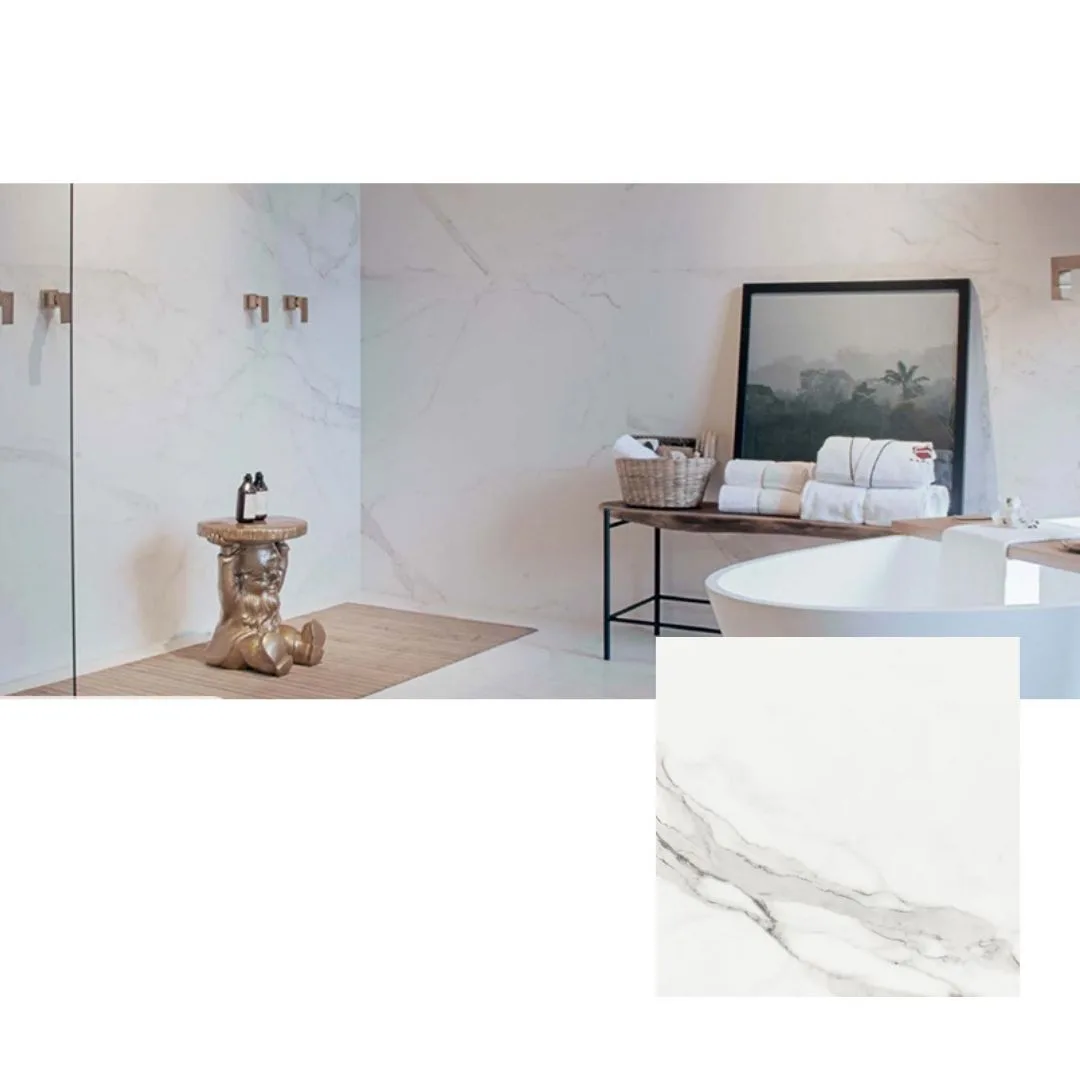 Porcelanato Decortiles Carrara 59x118,2 Acetinado (1.39m2 /caixa)