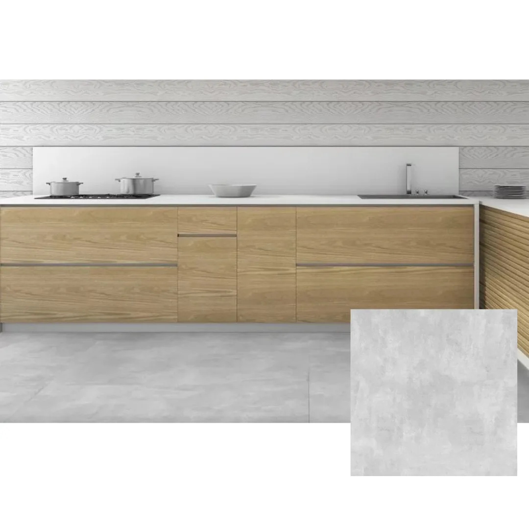 Porcelanato Embramaco Master Soft Concret Acetinado 123x123cm