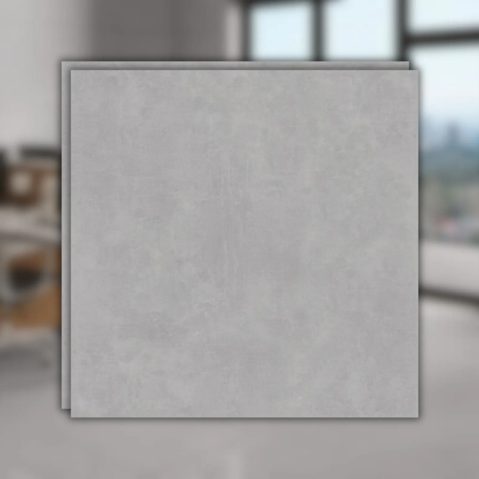 Porcelanato Grafite Polido 71x71 Via Rosa Metropole RET "A"