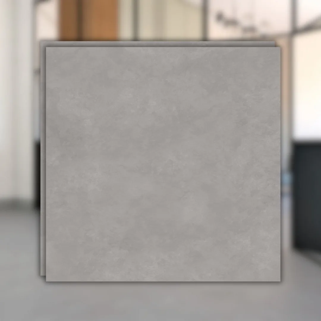 Porcelanato Cinza Acetinado 121x121 Helena Manhatan RET "A"