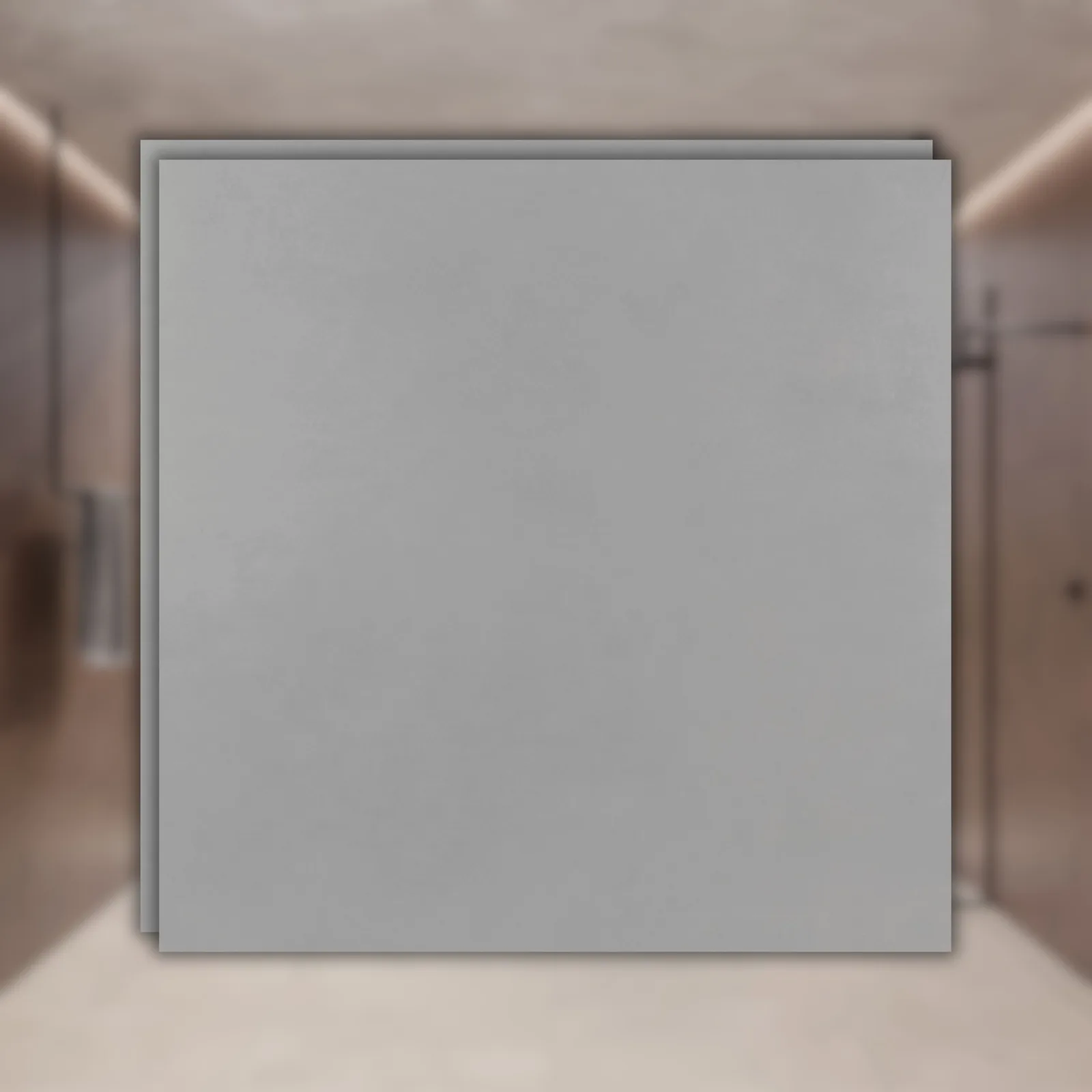 Porcelanato Cinza Polido 90x90 Incepa Pro Concrete RET "A"