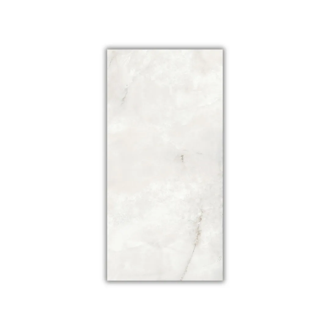 Porcelanato Marmorizado Acetinado 62x121 Damme Ônix Ice RET "A"