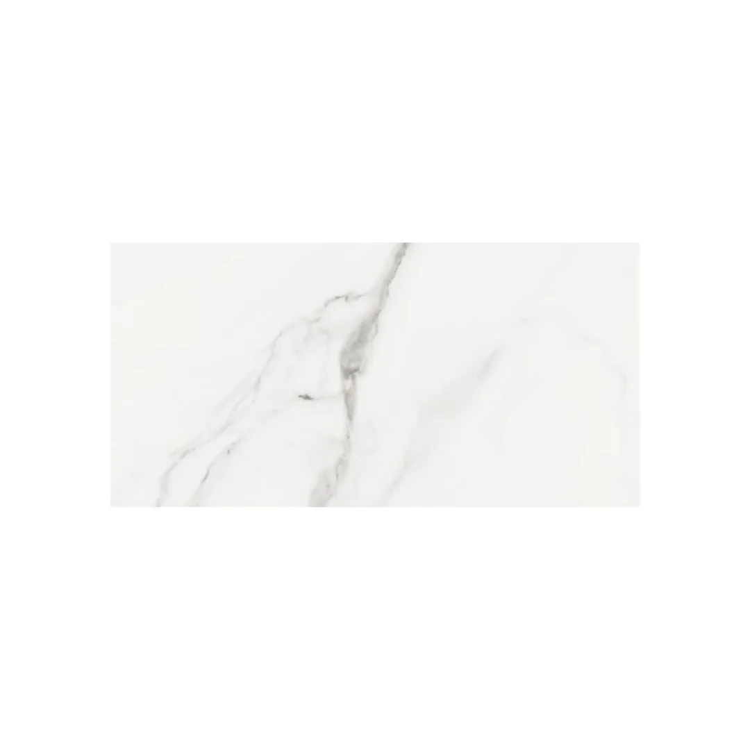 Porcelanato Marmorizado Branco Acetinado 60x120 Decortiles Carrara