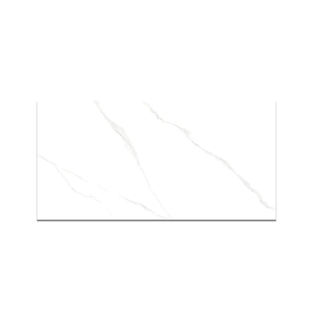 Porcelanato Marmorizado Branco Acetinado 62x121 Helena Monet RET "A"
