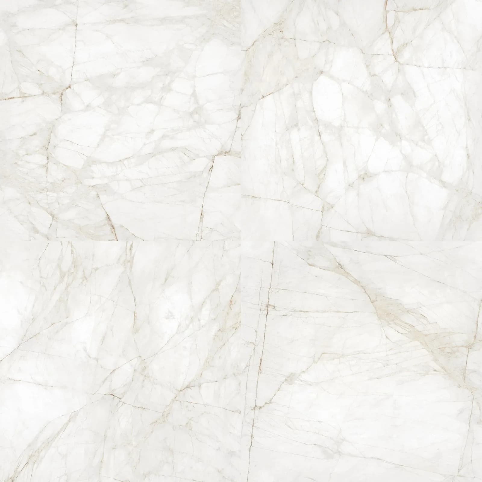 Porcelanato Marmorizado Branco Acetinado 90x90 Incepa Marmo Real LM "A"