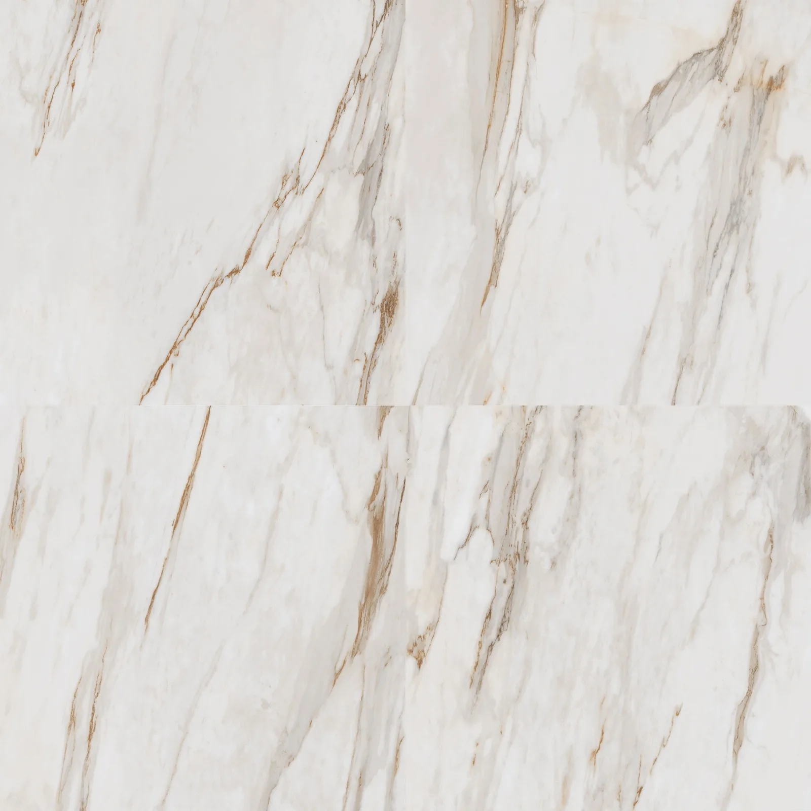 Porcelanato Marmorizado Branco Roca Calacata Gold 90x90 "A" Polido
