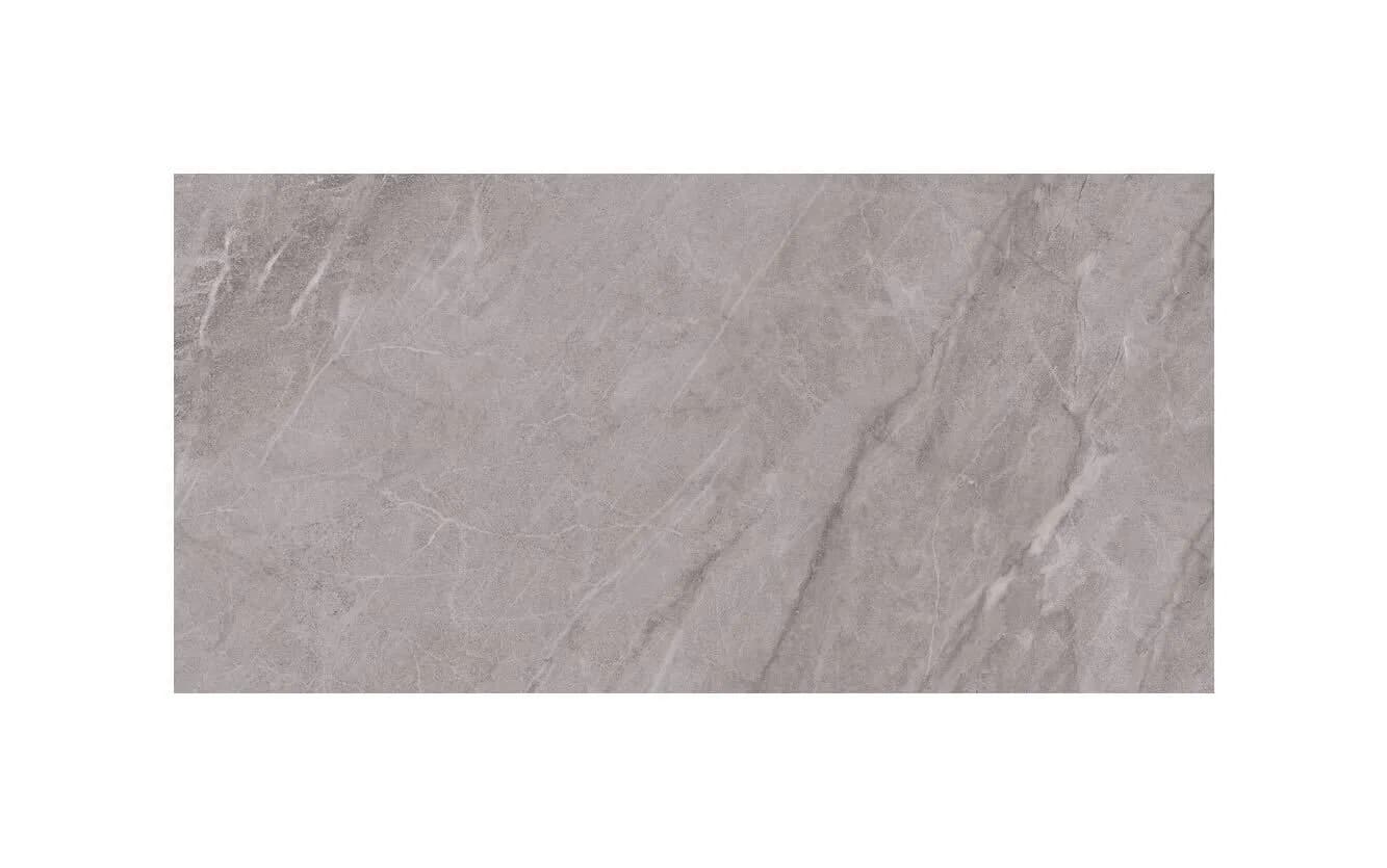 Porcelanato Marmorizado Cinza Acetinado 60x120 Portinari Pietra Di Savoie RET "A"