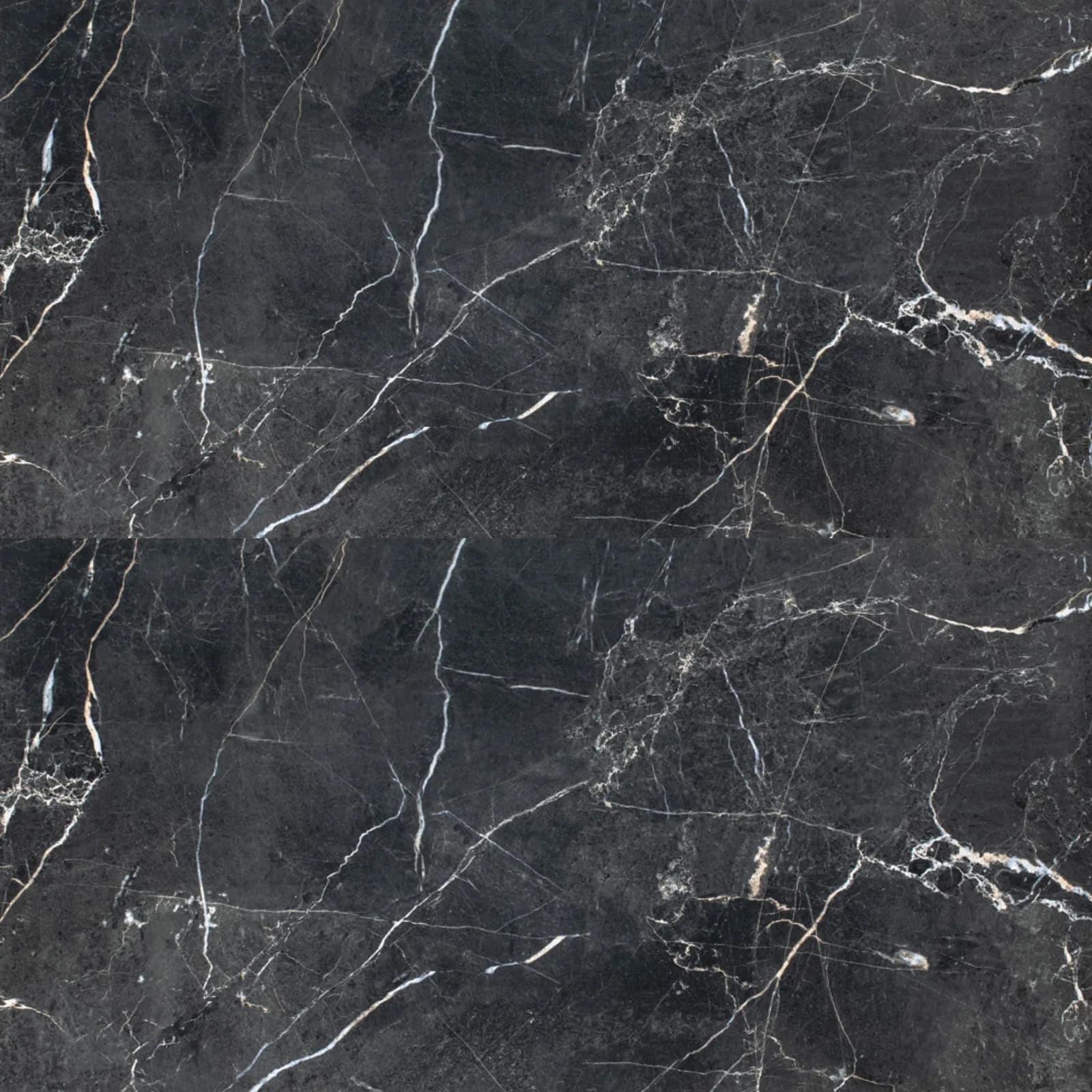Porcelanato Marmorizado Preto Acetinado 60x120 Roca LM Venato Black Matte RET "A"