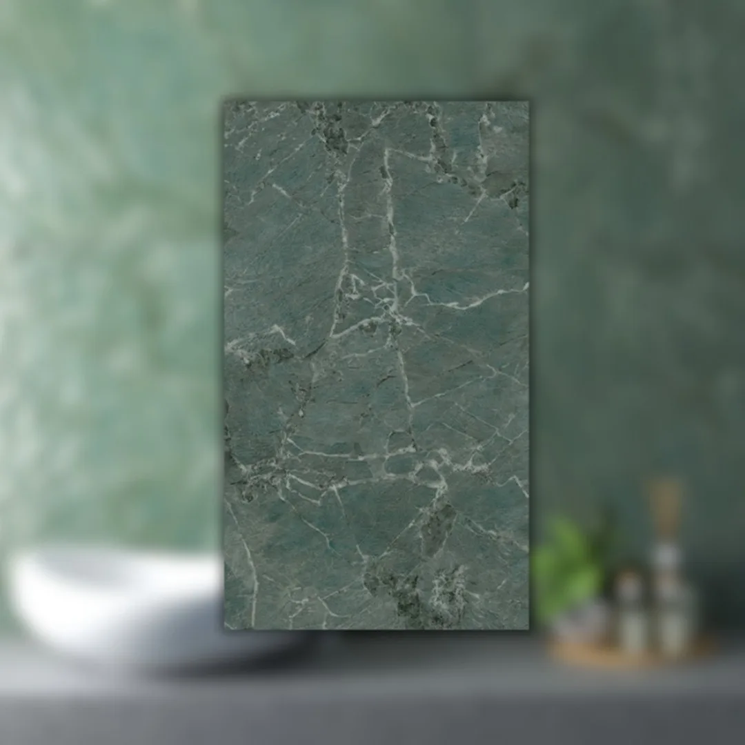 Porcelanato Marmorizado Verde Externo 63x108 Villagres Marbella RET "A"