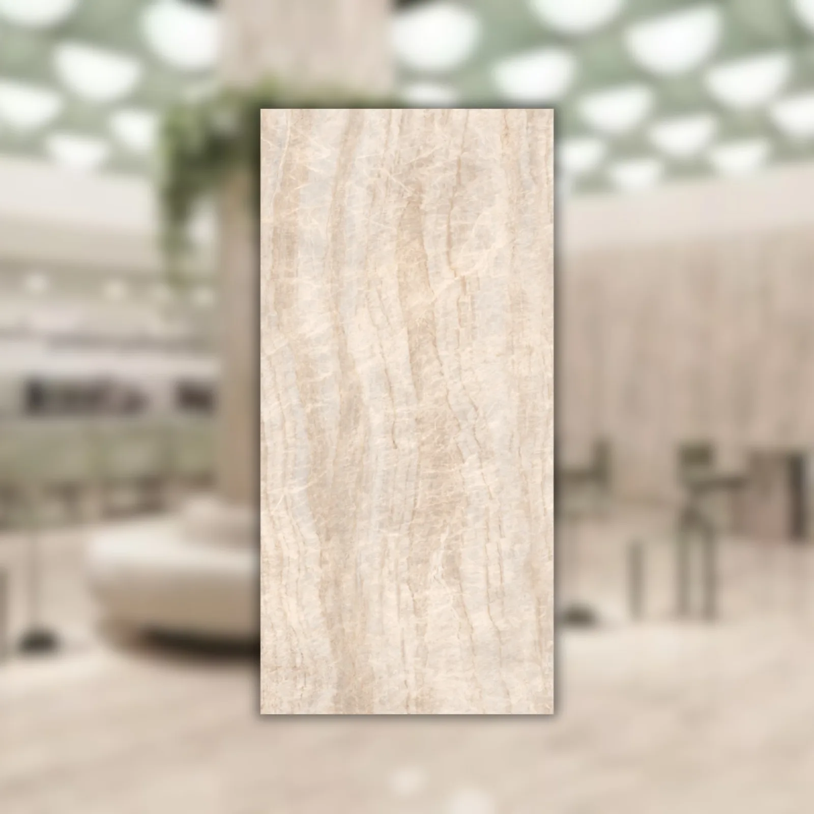 Porcelanato Micro Crystal 120x250 Roca Taj Mahal Lm Mc RET "A"