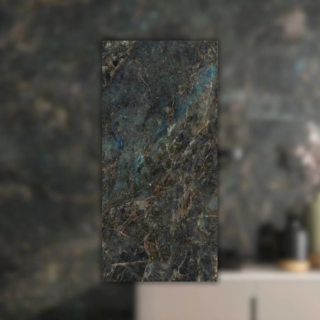 Porcelanato Negros Polido 120x250 Roca Saint Tropez Mc RET "A"