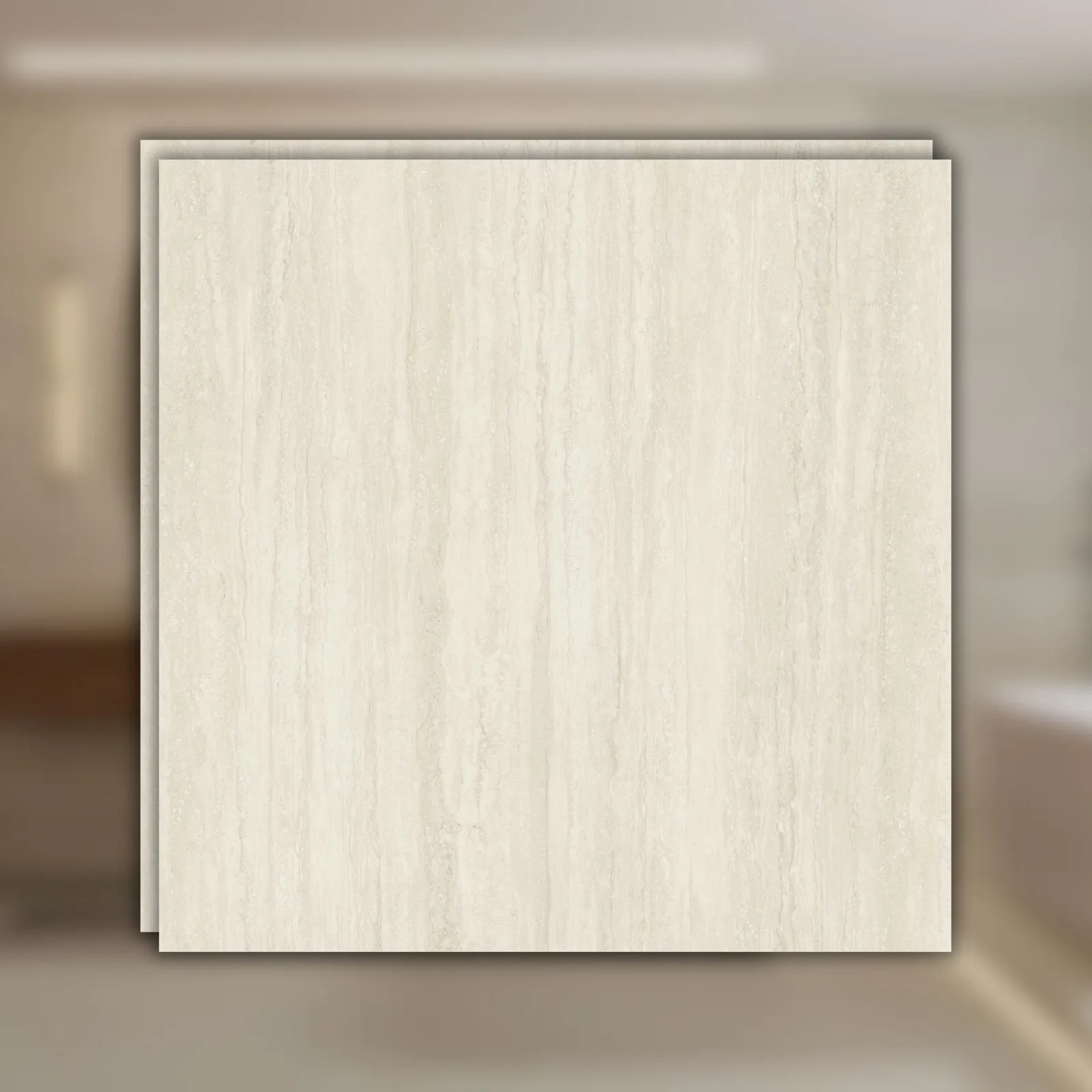Porcelanato Bege Natural 120x120 Portinari Mezzo Sbe RET "A"