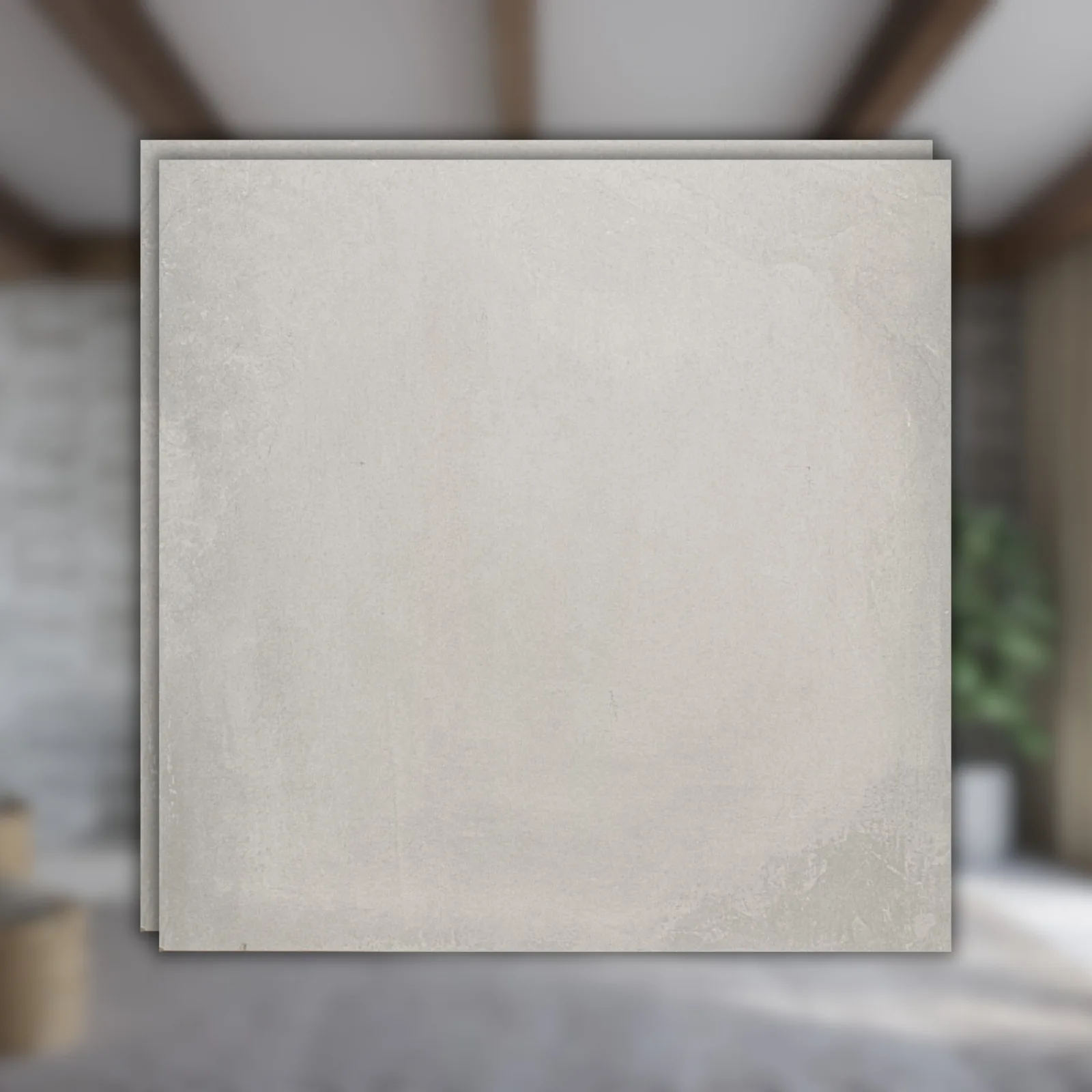 Porcelanato Cinza Mate 90x90 Roca Artisan Gris Mt RET "A"