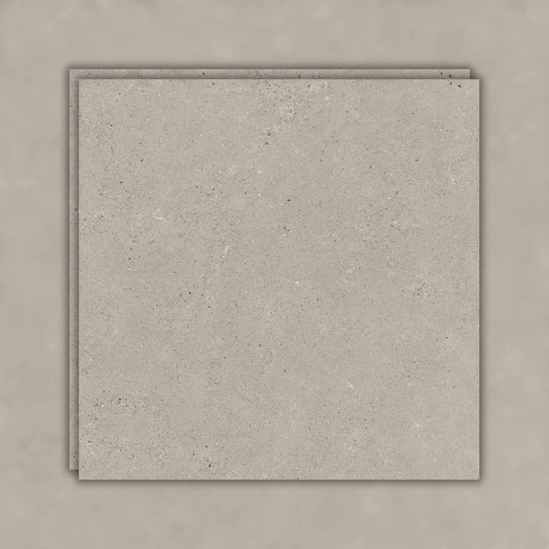 Porcelanato Bege Áspero 160x160 Roca LM Kronos Greige Abs RET "A"