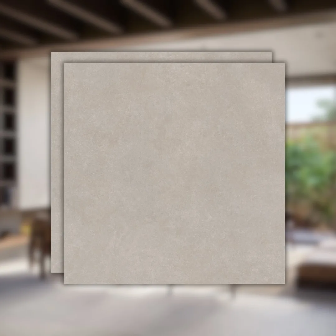 Porcelanato Roca Quadra Greige 90x90 RET "A" Fosco