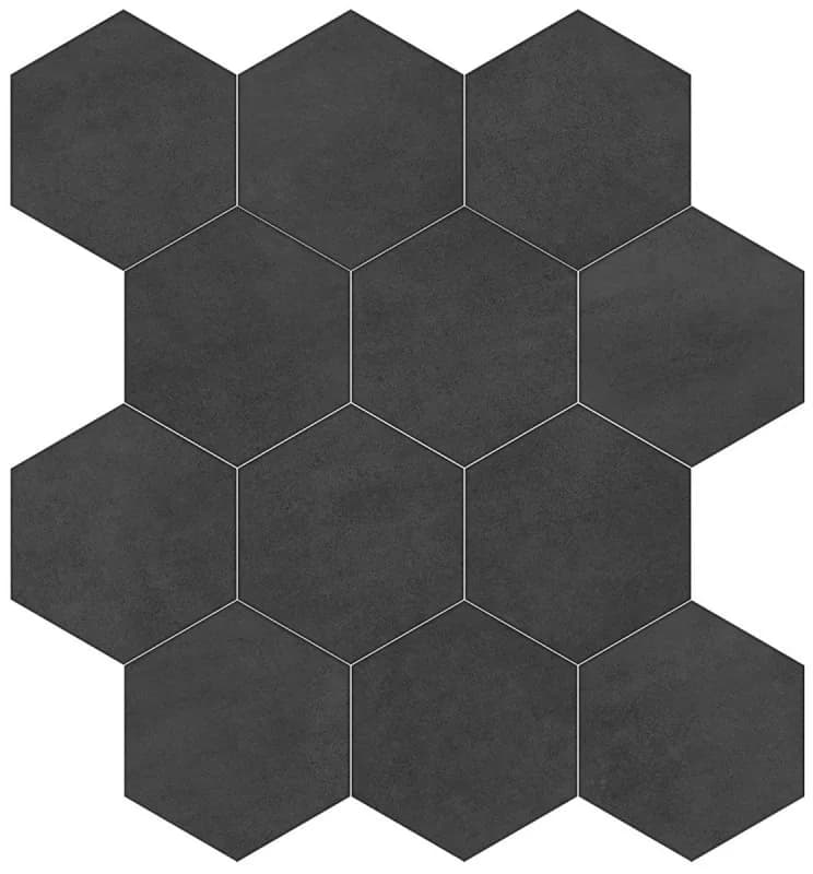 Porcelanato Cement Bk Hexagonal 17x19,5 Sense Bold "A"