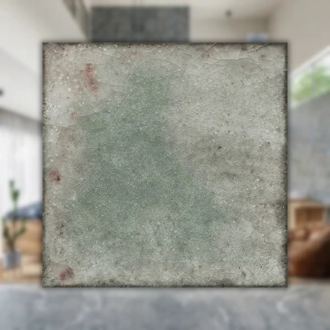 Porcelanato Verde 20x20 Matte Roca Athol Musgo Bold "A"