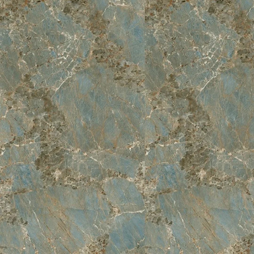 Porcelanato Verde Marmorizado Polido 80,5x140 Villagres Amazonita RET "A"