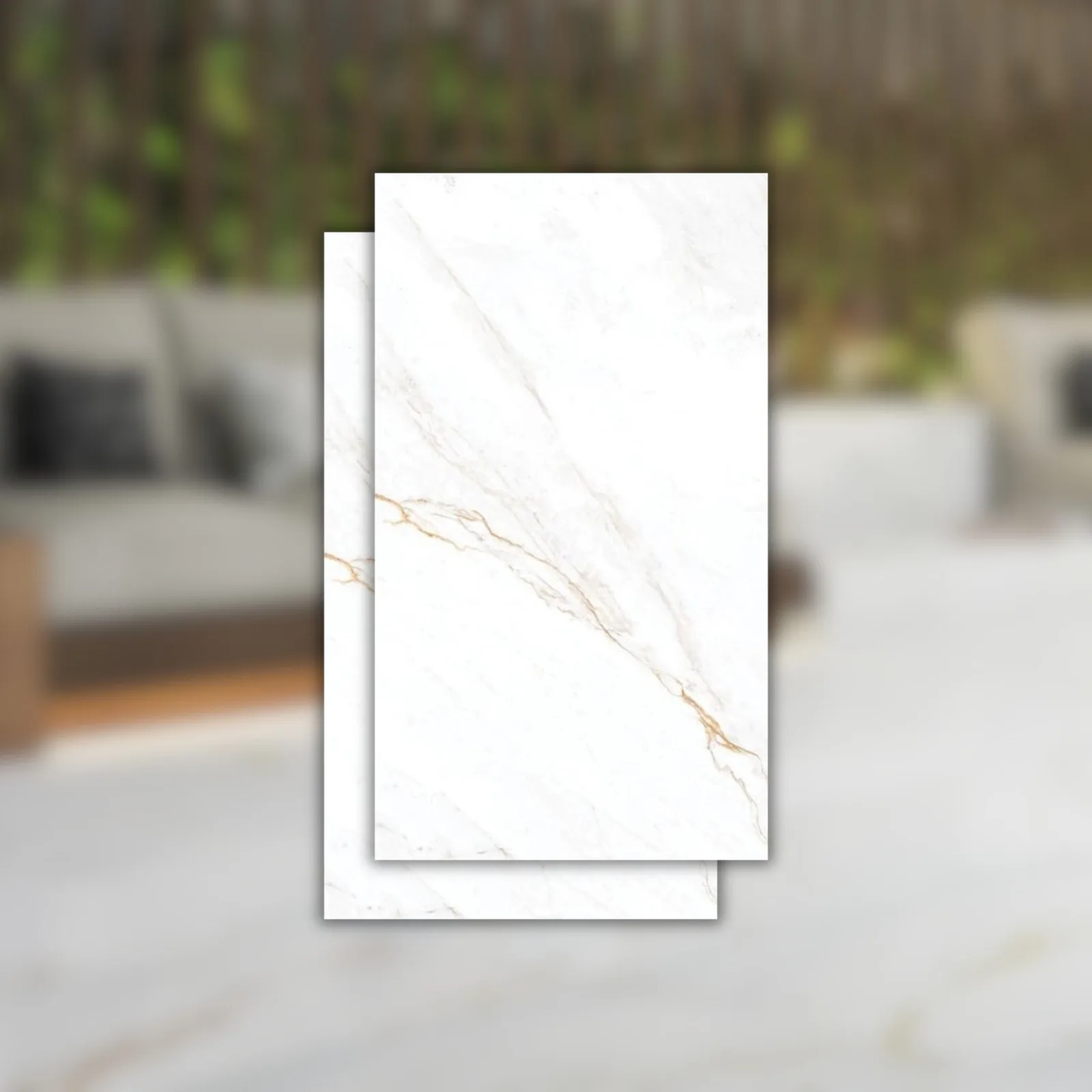 Porcelanato Villagres Marmo D'oro 63x108 "A" Acetinado