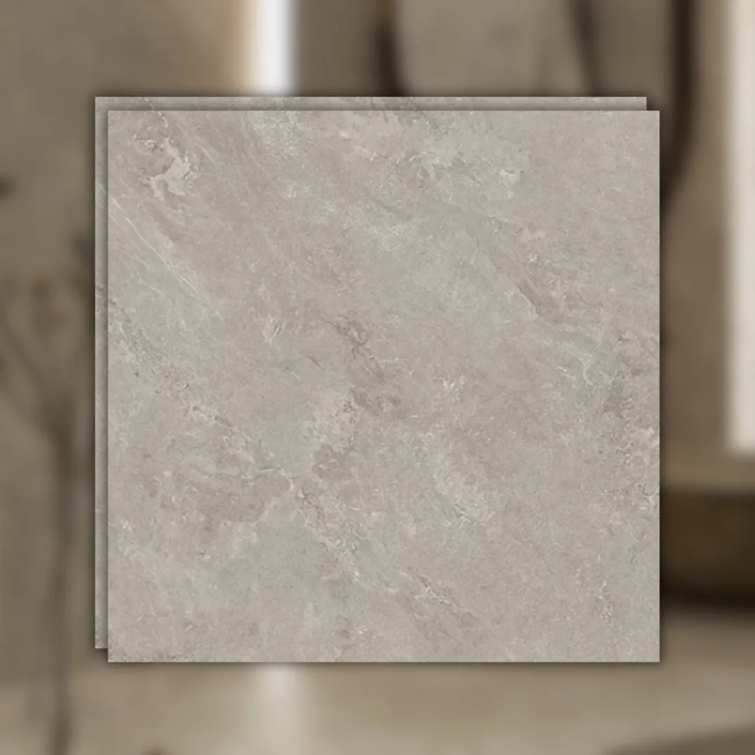 Porcelanato Bege Natural 123x123 Villagres Pietra Di Merapi RET "A"