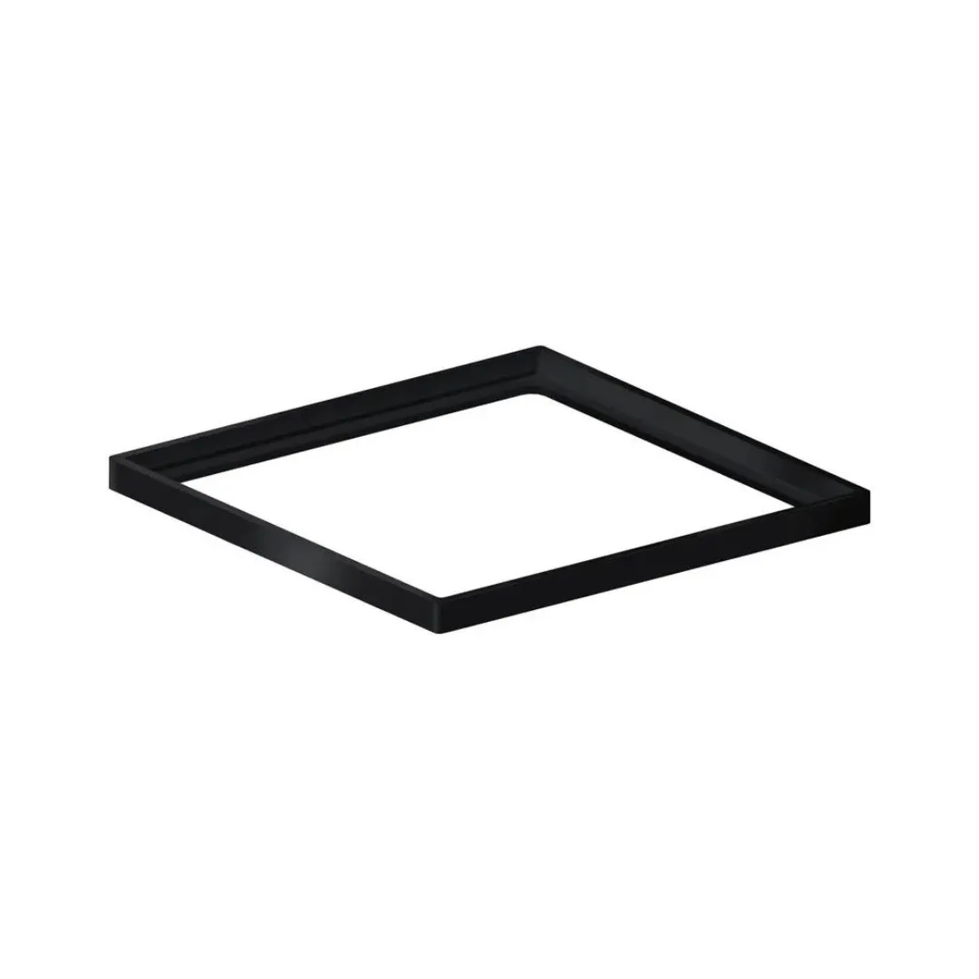 Porta Grelha Quadrado 10x10cm Black Matte Linear