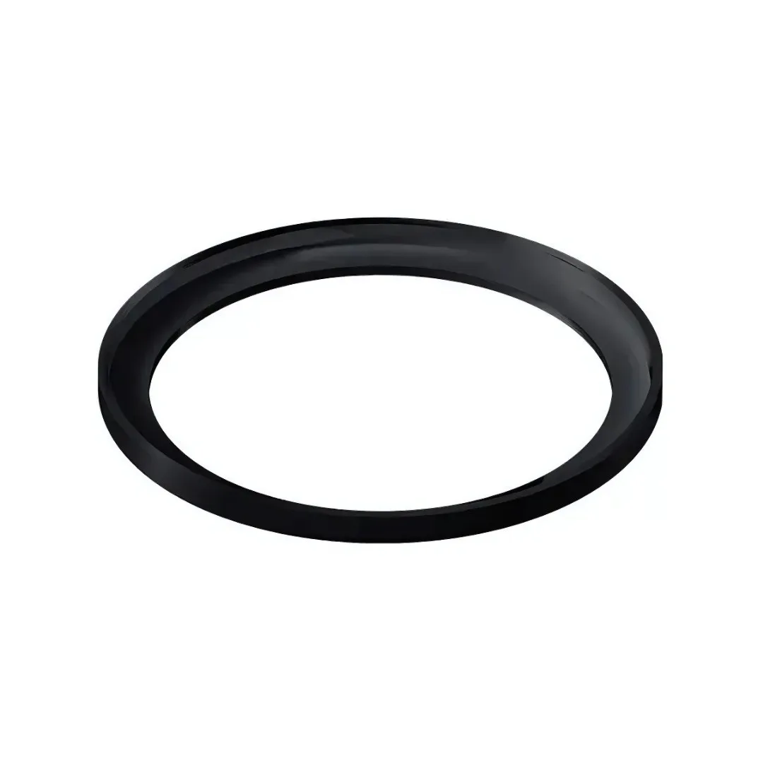 Porta Grelha Redonda Linear 15cm Black Matte