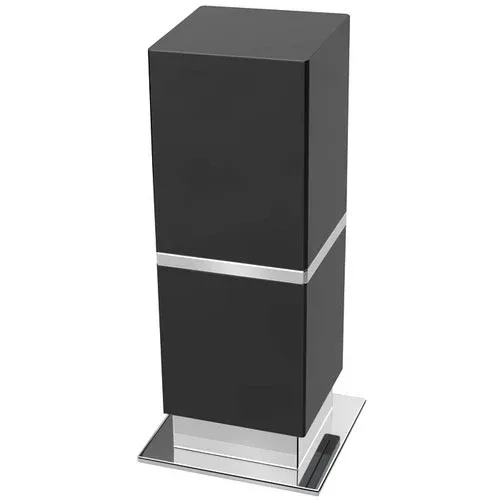 Porta Objetos Zen Balcão Cromo/Preto Be Zen Design BA0261