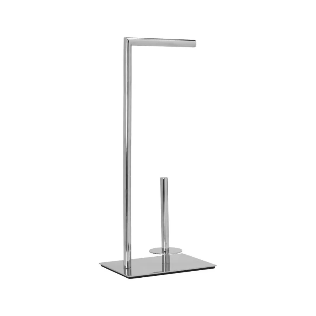 Porta Papel Higiênico Inox de Piso Doka Chrome