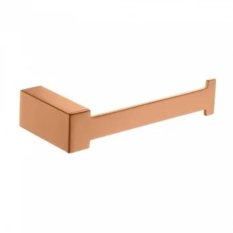 Porta Papel Higiênico Kromma Quadratto Rosé Gold