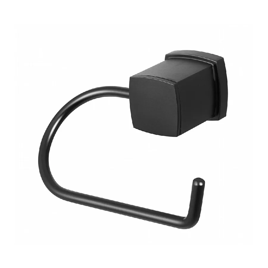 Porta Papel Higiênico Meber Block C38 Preto Matte