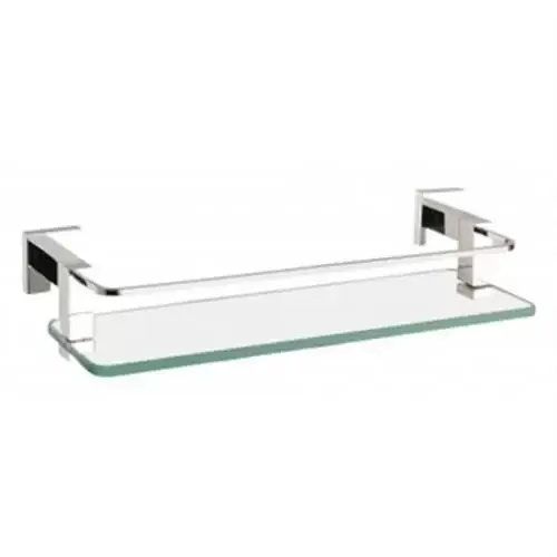 Porta Shampoo Meber Quadra Cromado 400mm 2052 C-215