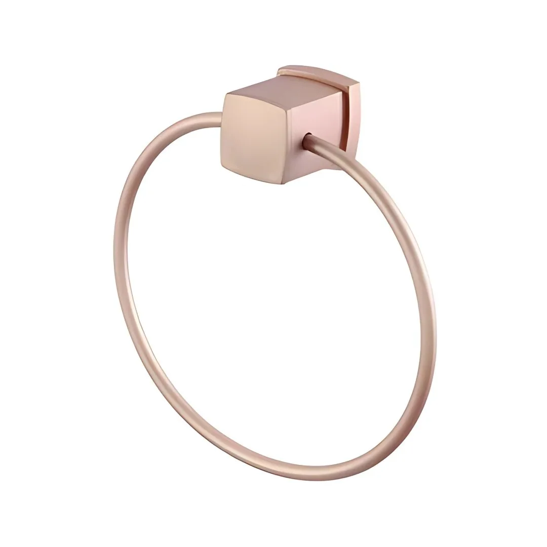 Porta Toalha Argola Cobre Matte Meber Block 38