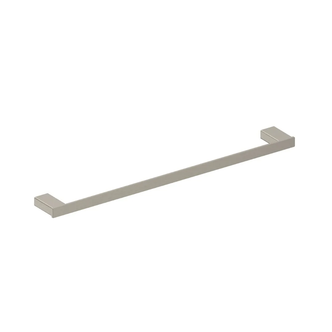 Porta Toalha De Barra Aço Escovado 60cm Lexxa Bagno Lx7124nb