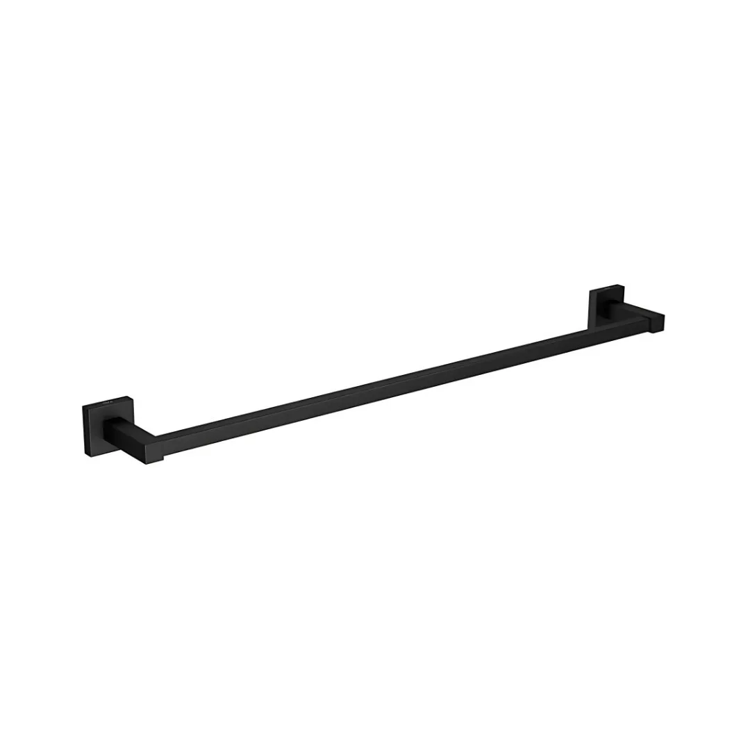 Porta Toalha Barra Black Matte Deca Quadratta