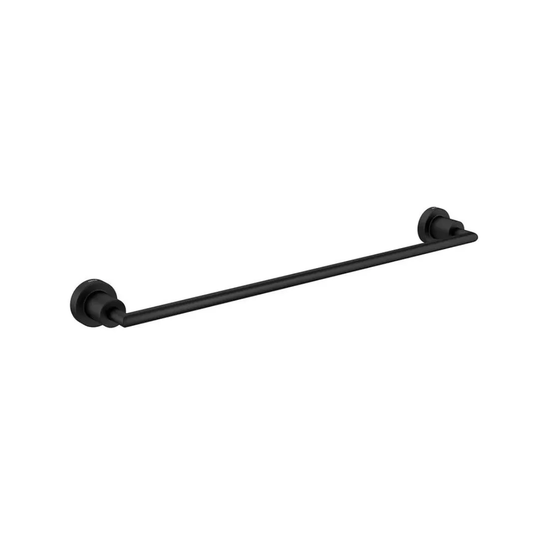 Porta Toalha Barra Black Matte Deca Slim