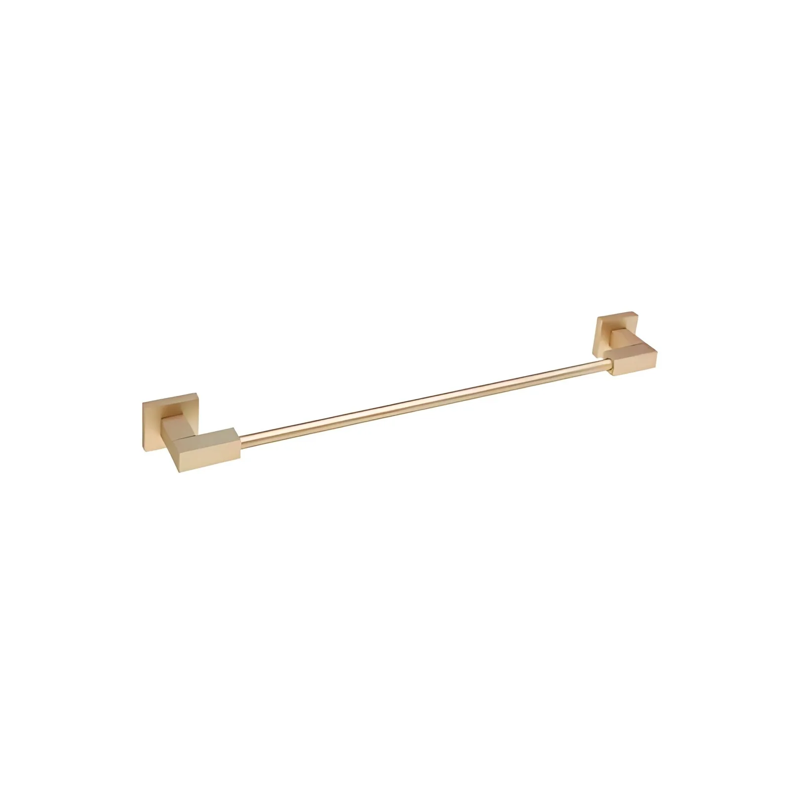Porta Toalha Meber Quadra Barra 238 Dourado Matte