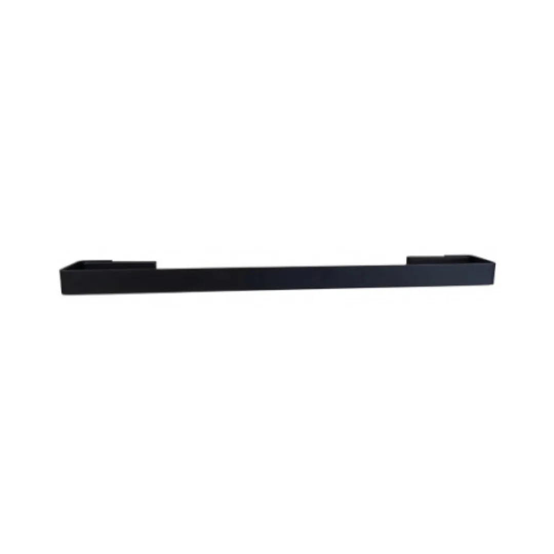 Porta Toalhas 30cm Preto Fosco Zen Soul