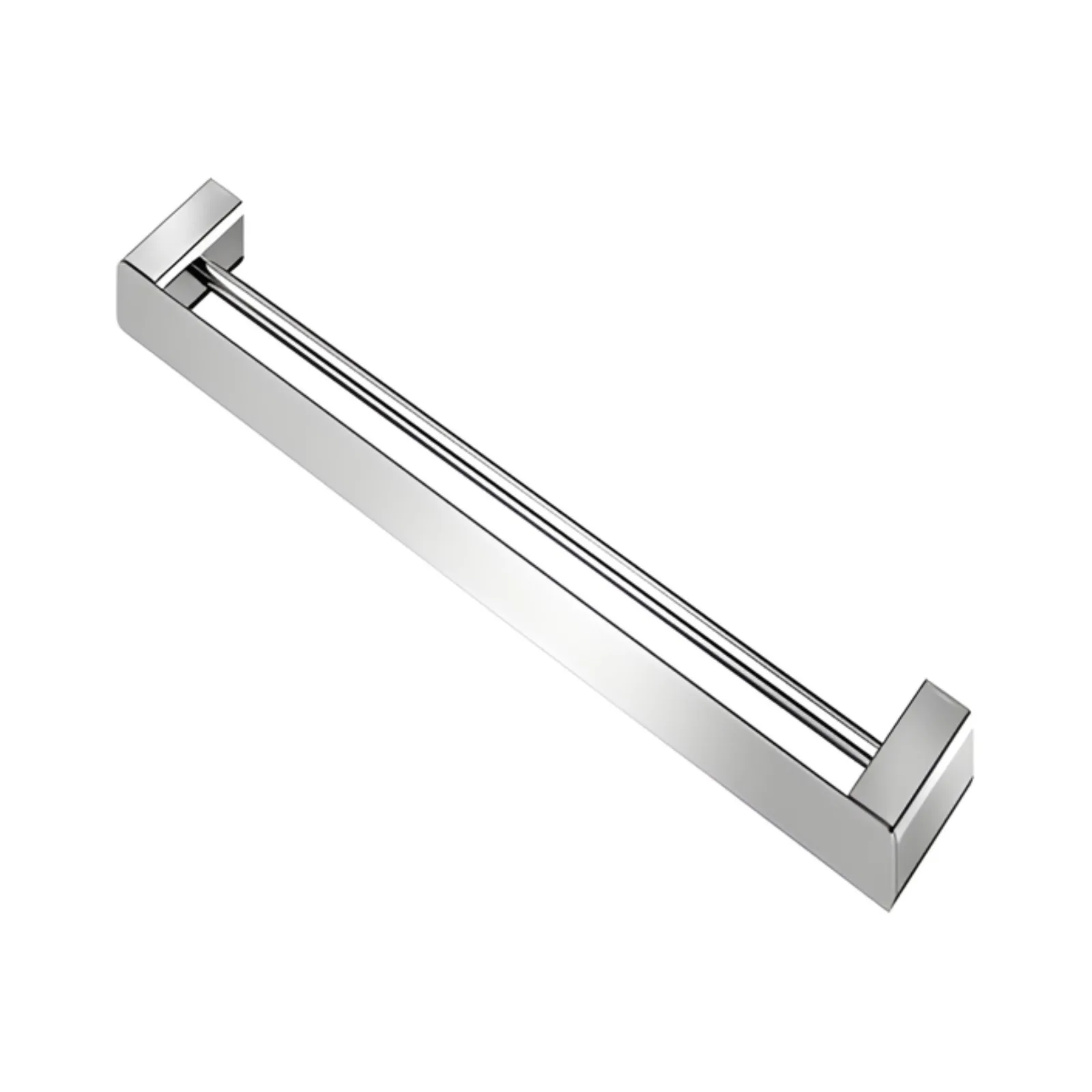 Porta Toalhas Bastão Duplo Cromado Docol Flat
