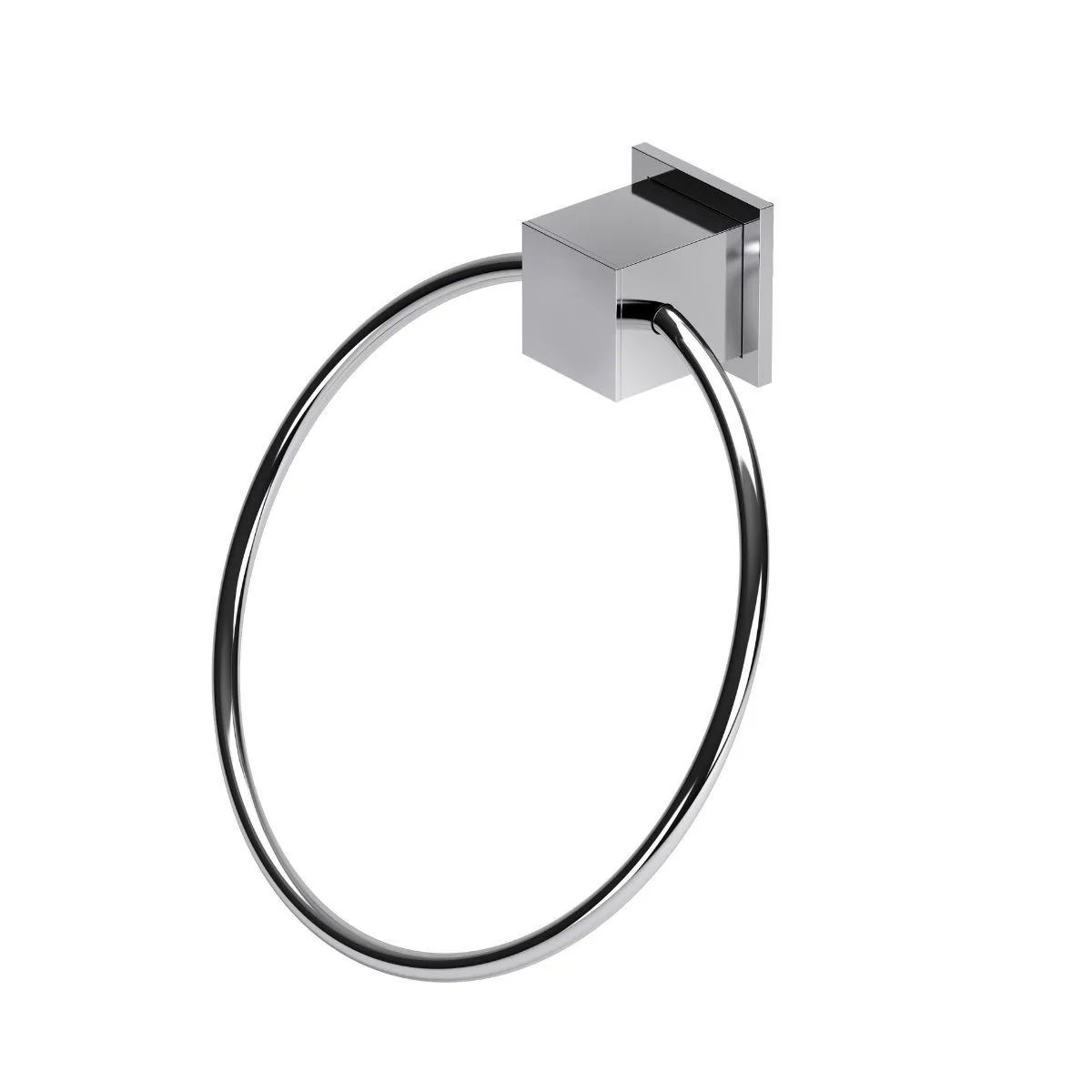 Porta Toalhas Cromado Argola 217 Meber Home C37